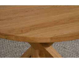 Thats Furniture Oregon Round Oak Dining Table & 4 Yale Chairs in Brown - thumbnail 5