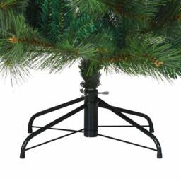 Berkfield Home Artificial Christmas Tree with 300 LEDs Green 210 cm PE & PVC - thumbnail 8