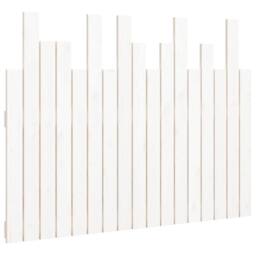 Berkfield Home Wall Headboard White 108x3x80 cm Solid Wood Pine - Size: 108 x 3 x 80 cm - thumbnail 1