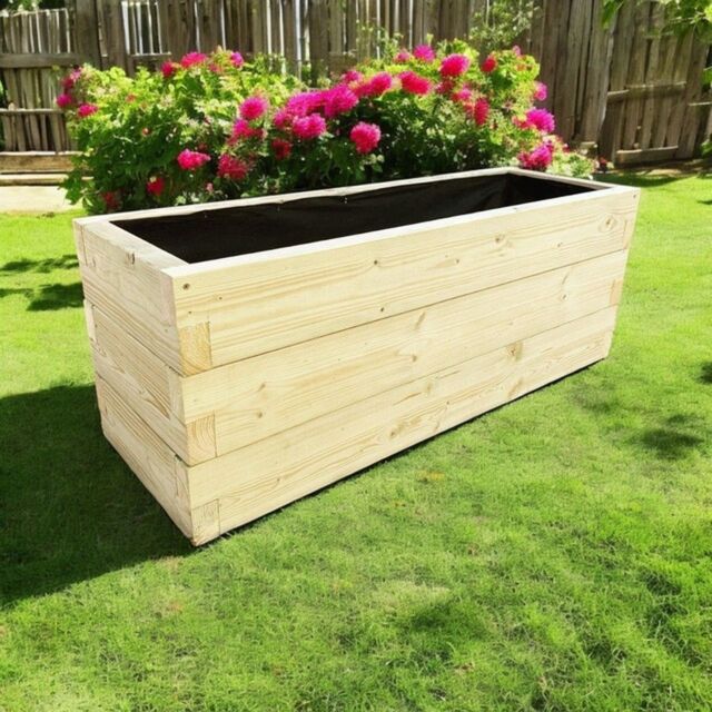 Buttercup Farm Suffolk Planter - Wood - L60 x W30 x H30 cm in Brown - image 1