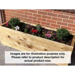 Buttercup Farm Suffolk Planter - Wood - L60 x W30 x H30 cm in Brown - thumbnail 2