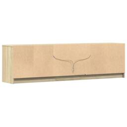 Berkfield Home TV Cabinet with LED Sonoma Oak 180x34x50 cm Engineered Wood in Light Tan - Size: 180 x 34 x 50 cm - thumbnail 8
