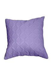 Homescapes Ultrasonic Quilted Embossed Cushion Cover in Mauve - Size: 50 cm x 75 cm - thumbnail 1