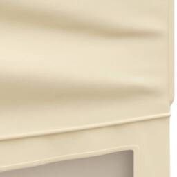 Berkfield Home Sturdy Folding Party Tent with Sidewalls Cream 2x2 m in Beige - thumbnail 6