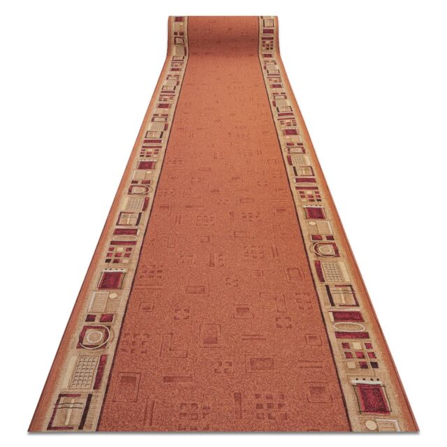 RugsX Anti-Slip Jena Runner in Brown - Size: 120 cm x 500 cm - image 1