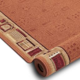 RugsX Anti-Slip Jena Runner in Brown - Size: 120 cm x 500 cm - thumbnail 3