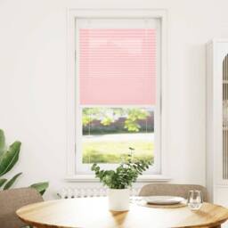 Berkfield Home Pleated Blind Pink 60x150 cm Fabric Width 59.4 cm Polyester - thumbnail 1