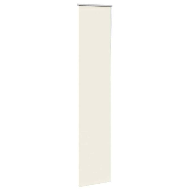 Berkfield Home Roller Blind Blackout Light Grey 115x175 cm Fabric Width 110.7 cm… in Off-White - image 1
