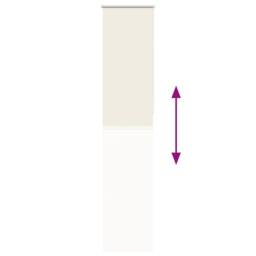 Berkfield Home Roller Blind Blackout Light Grey 115x175 cm Fabric Width 110.7 cm… in Off-White - thumbnail 9