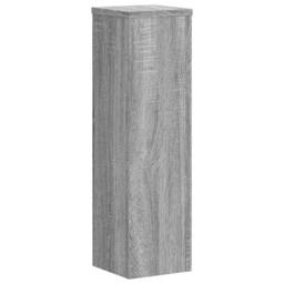 Berkfield Home Plant Stand 2pcs Grey Sonoma 17x17x60 cm Engineered Wood - Size: 17 x 17 x 60 cm - thumbnail 4