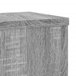 Berkfield Home Plant Stand 2pcs Grey Sonoma 17x17x60 cm Engineered Wood - Size: 17 x 17 x 60 cm - thumbnail 8