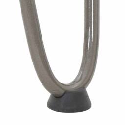 Berkfield Home Hairpin Table Legs 4 pcs Natural Steel 10 cm Solid Steel in Grey - thumbnail 9