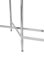 Orsina Elegant Mirrored Top Console Table, Captivating Silver Finished Hallway Table, Decorative Table, Center Table - thumbnail 5