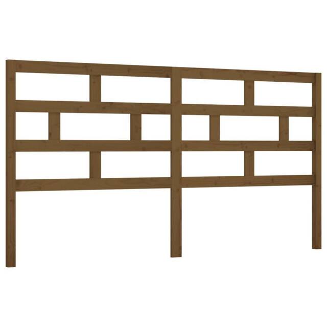 Berkfield Home Bed Headboard Honey Brown 186x4x100 cm Solid Wood Pine - Size: 186 x 4 x 100 cm - image 1
