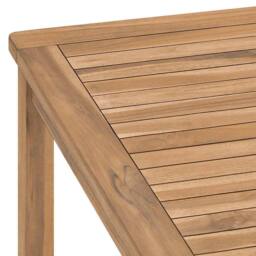 Berkfield Home Garden Dining Table 180x90x77 cm Solid Teak Wood in Brown - Size: 180 x 90 x 77 cm - thumbnail 5
