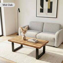 TRL Handmade Furniture Elegant Beech Outdoor Table - Walnut in Brown - thumbnail 4