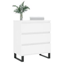 Berkfield Home Sideboard White 60x35x70 cm Engineered Wood - Size: 60 x 35 x 70 cm - thumbnail 3