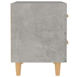 Berkfield Home Bed Cabinets 2 pcs Concrete Grey 40x35x47.5 cm - thumbnail 4