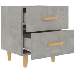 Berkfield Home Bed Cabinets 2 pcs Concrete Grey 40x35x47.5 cm - thumbnail 5
