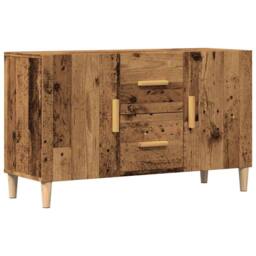 Berkfield Home Sideboard Old Wood 100x36x60 cm Engineered Wood in Brown - Size: 100 x 36 x 60 cm - thumbnail 1