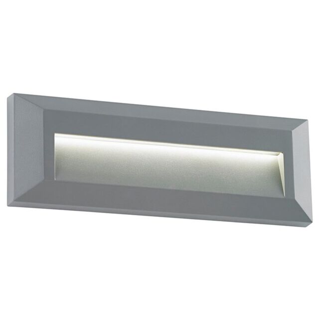 Loops Outdoor IP65 Pathway Guide Light - Indirect 2W Warm White LED - Gray ABS Plastic - image 1