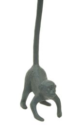 Orsina Fauna Monkey Toilet Roll Holder in Grey - thumbnail 6