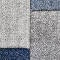 The Rug Shop UK Blue Modern Easy to clean Machine Made Geometric Area Rug - Size: 200 cm x 290 cm - thumbnail 2