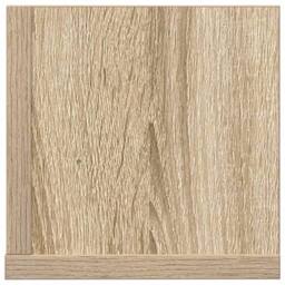 Berkfield Home Decorative Wall Shelves 2 pcs Sonoma Oak 100x16.5x16.5 cm Enginee in Light Brown - thumbnail 6