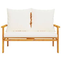 Berkfield Home Beautiful 5 Piece Garden Lounge Set with Cushions Solid Wood Acacia in Brown - thumbnail 8