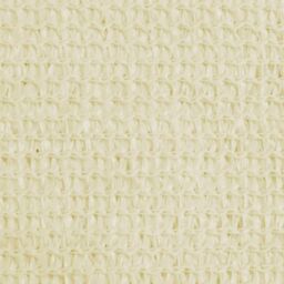Berkfield Home Sunshade Sail HDPE Square 3.6x3.6 m Cream in Beige - thumbnail 2