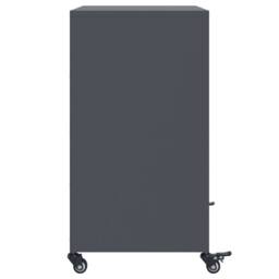 Berkfield Home Sideboard Anthracite 68.5x39x72 cm Steel in Charcoal - thumbnail 7