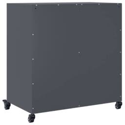 Berkfield Home Sideboard Anthracite 68.5x39x72 cm Steel in Charcoal - thumbnail 8