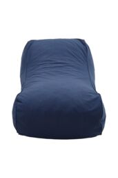 Living and Home Dense Filling Comfy Lounger for Living Room in Navy - Size: Large - thumbnail 5
