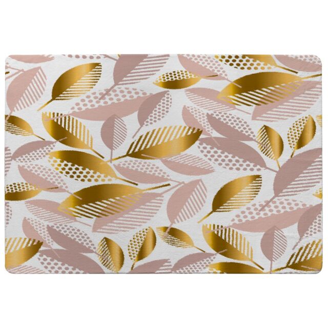 Benjamin Tate Design Pastel Rose & Gold Autumn Rug in Natural - Size: Large - image 1