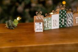 Marco Paul Wooden Christmas Sign Decoration - thumbnail 5