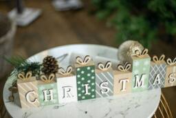 Marco Paul Wooden Christmas Sign Decoration - thumbnail 6