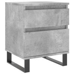 Berkfield Home Bedside Cabinets 2 pcs Concrete Grey 40x35x50 cm Engineered Wood - Size: 40 x 35 x 50 cm - thumbnail 5
