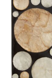 Orsina Palu Large Black White & Gold Wall Mirror - thumbnail 4