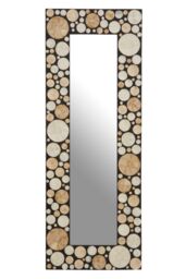 Orsina Palu Large Black White & Gold Wall Mirror - thumbnail 2