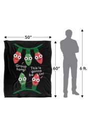 David Olenick A Delightful Holiday Silky Touch Super Soft Throw Blanket 152 X 127 cm in White - thumbnail 5