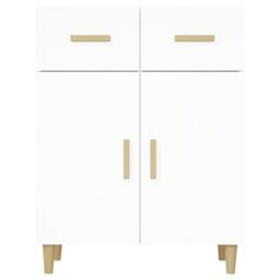 Berkfield Home Sideboard White 69.5x34x89 cm Engineered Wood - thumbnail 3