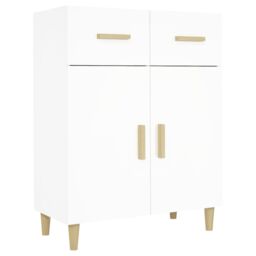 Berkfield Home Sideboard White 69.5x34x89 cm Engineered Wood - thumbnail 2
