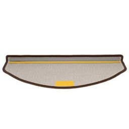 Berkfield Home Carpet Stair Treads 15 pcs Coffee Brown 65x24x4 cm - Size: Medium - thumbnail 5