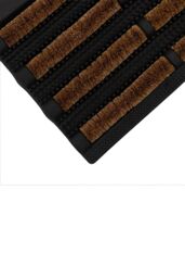 JVL Nimbus Rubber Coir Scraper Tuffscrape Doormat 40x60cm Welcome in Natural - Size: 40 cm x 60 cm - thumbnail 4