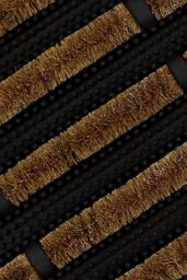 JVL Nimbus Rubber Coir Scraper Tuffscrape Doormat 40x60cm Welcome in Natural - Size: 40 cm x 60 cm - thumbnail 3