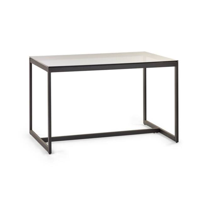 Cheshire Premium Chicago 80cm Smoked Glass Dining Table - image 1