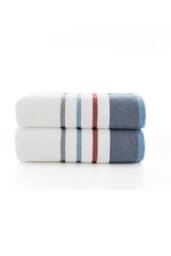 Deyongs Portland Supersoft Ultra Absorbent Cotton Towels in Mid Blue - thumbnail 3