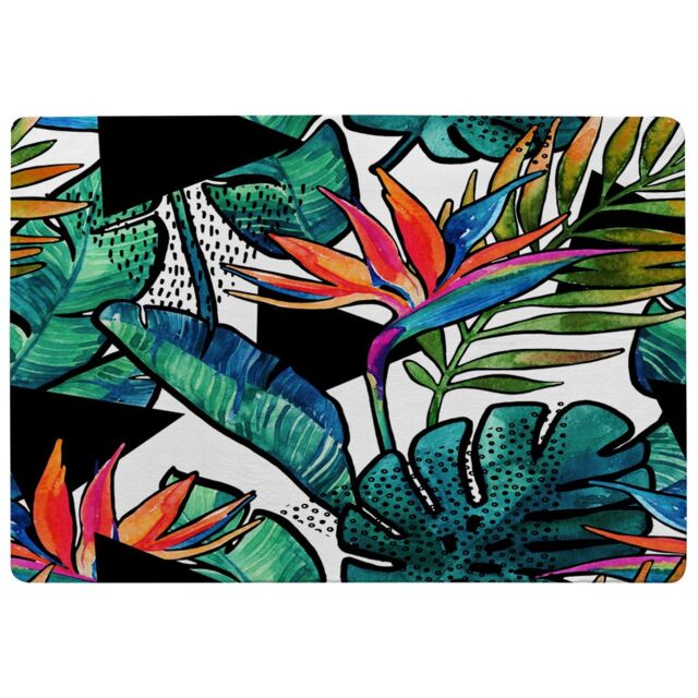 Benjamin Tate Design Flowers With Contour Designer Rug in Natural - Size: Large - image 1