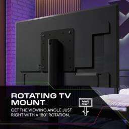 X Rocker Basecamp RGB Gaming TV Bed with App Controlled LED Light in Black - Size: Single - thumbnail 5