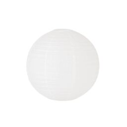 ValueLights Isla White Paper Globe Ball Dome Easy Fit Ceiling Lamp Shade - Size: 16 inches - thumbnail 2